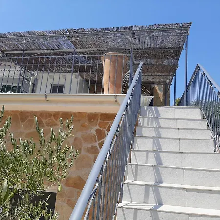 度假居 Aspros - Traditionell, Ruhig Und Strandnah 里亚帕德斯